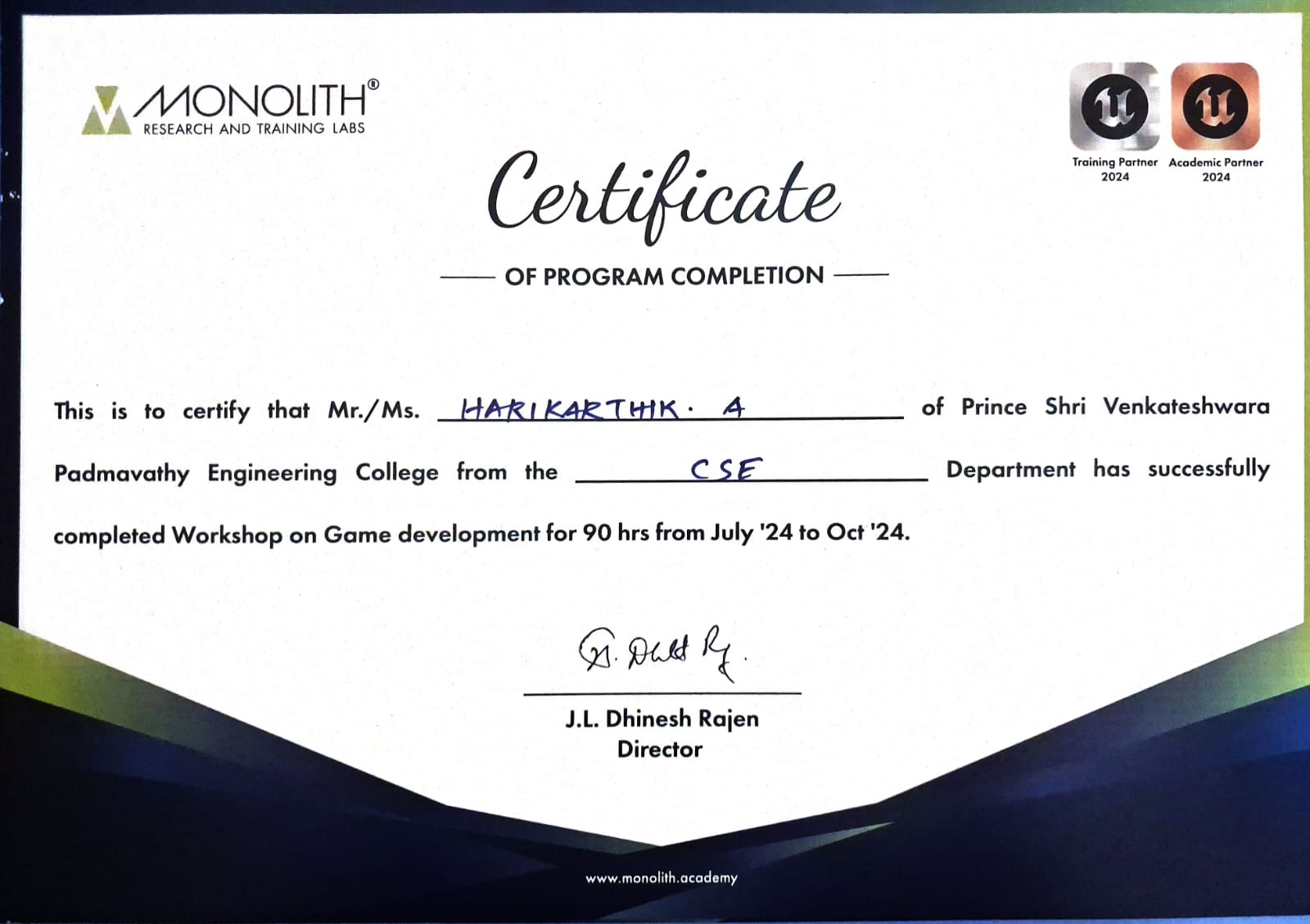 Game Development Course
